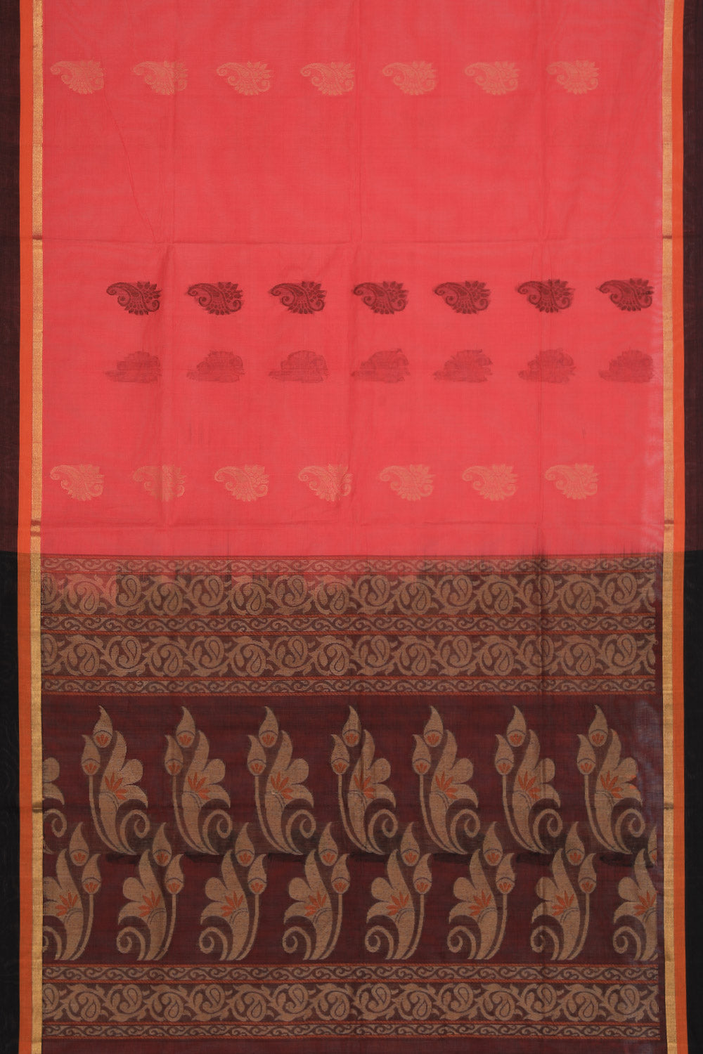 Image of South Cotton Pink Saree